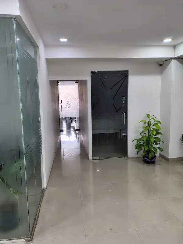 Inside BlueTick AI Academy's Indiranagar centre, a minute from the metro