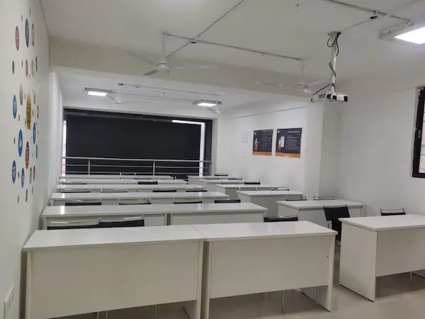 The offline AI classroom at BlueTick AI Academy, Indiranagar